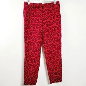 Talbots Red Leopard Pants🛒